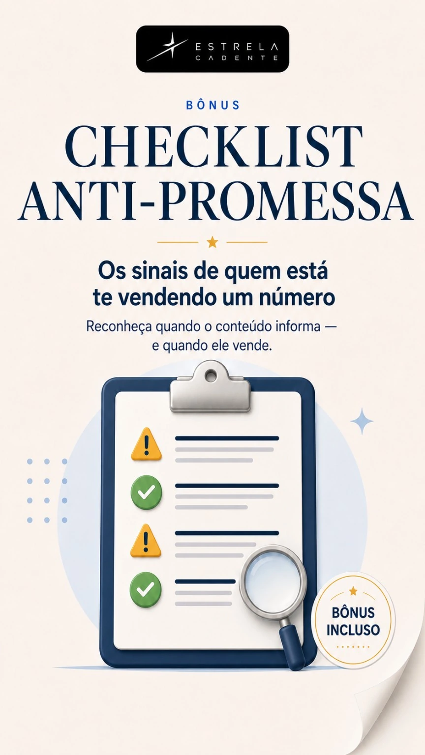 Capa do Checklist Anti-Promessa Pronta